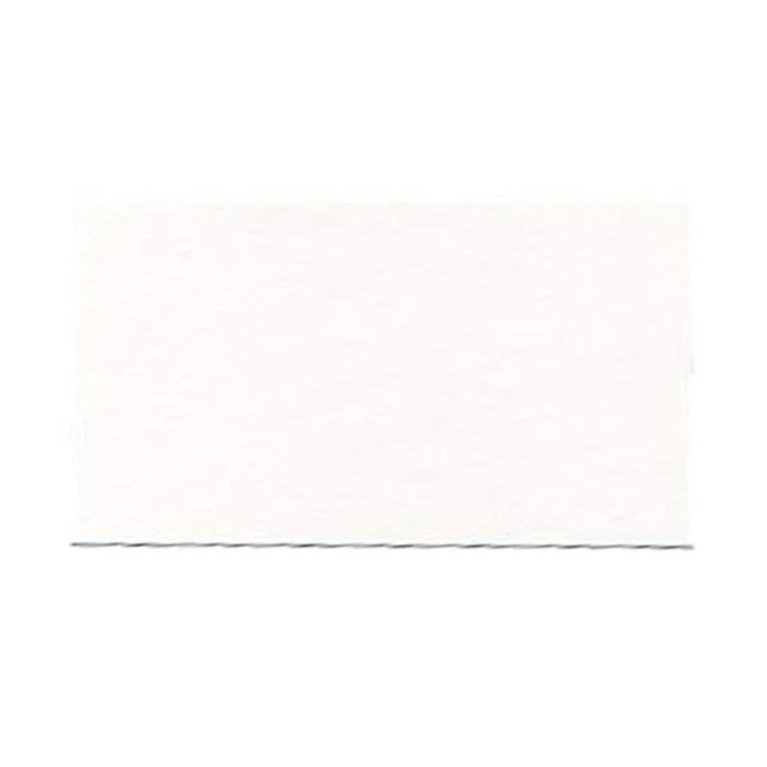 JAM Paper® Blank Note Cards, 3drug size, 2 x 3.5, White, 100/pack (11756574)