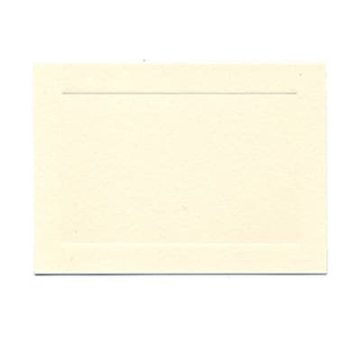 JAM Paper® Blank Note Cards, 4bar size, 3 1/2 x 4 7/8, Ivory, 100/pack (175960)