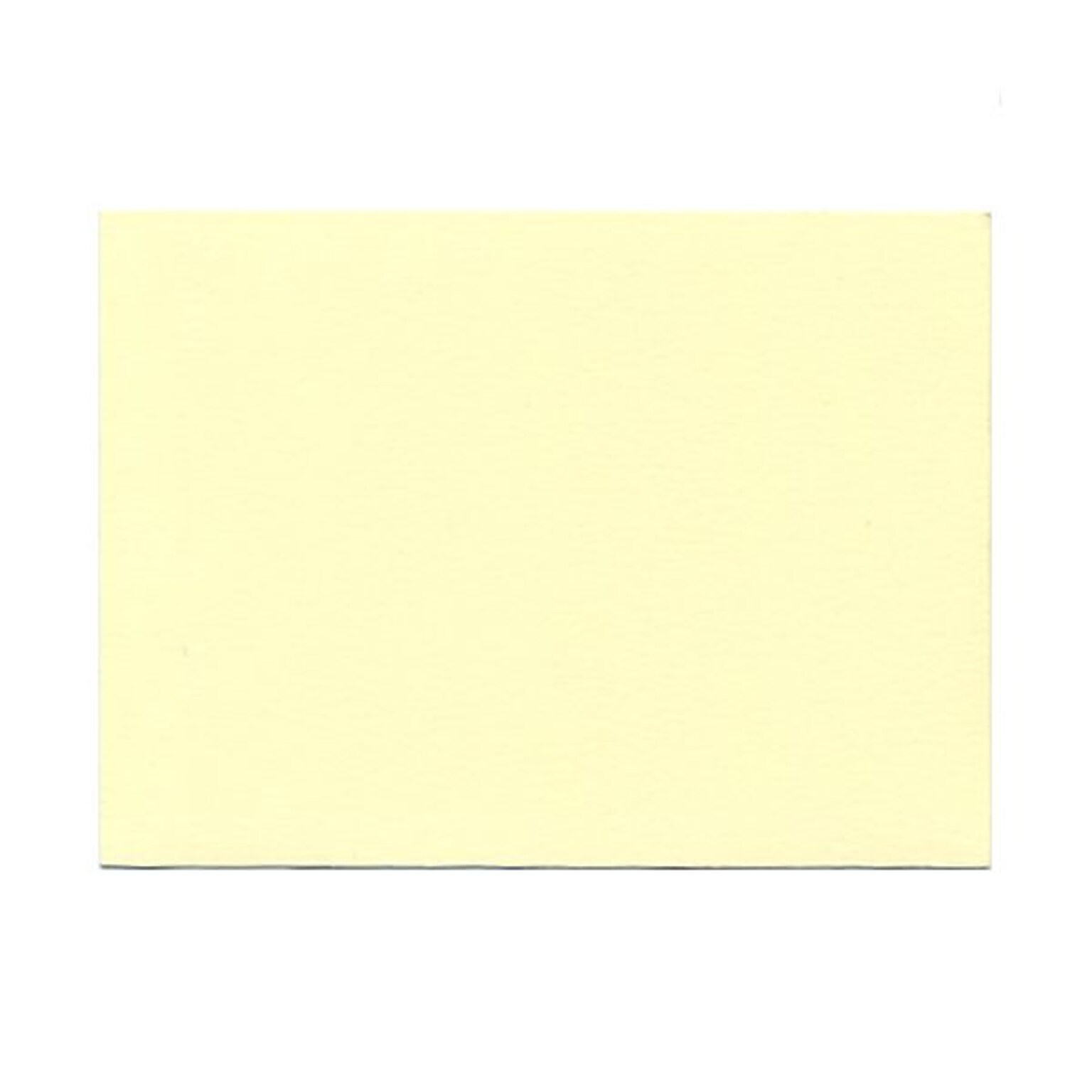 JAM Paper® Blank Note Cards, A6 size, 4 5/8 x 6 1/4, Ivory, 100/pack (175991)