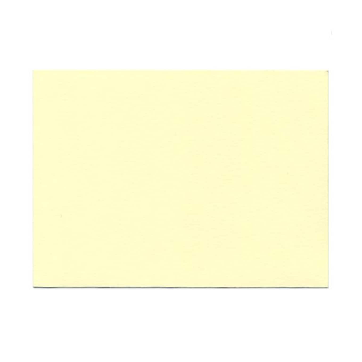 JAM Paper® Blank Note Cards, A6 size, 4 5/8 x 6 1/4, Ivory, 100/pack (175991)