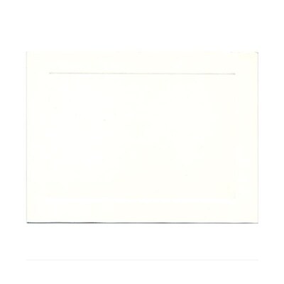 JAM Paper® Blank Note Cards, A6 size, 4 5/8 x 6 1/4, White with Panel Border, 500/box (01751001B)