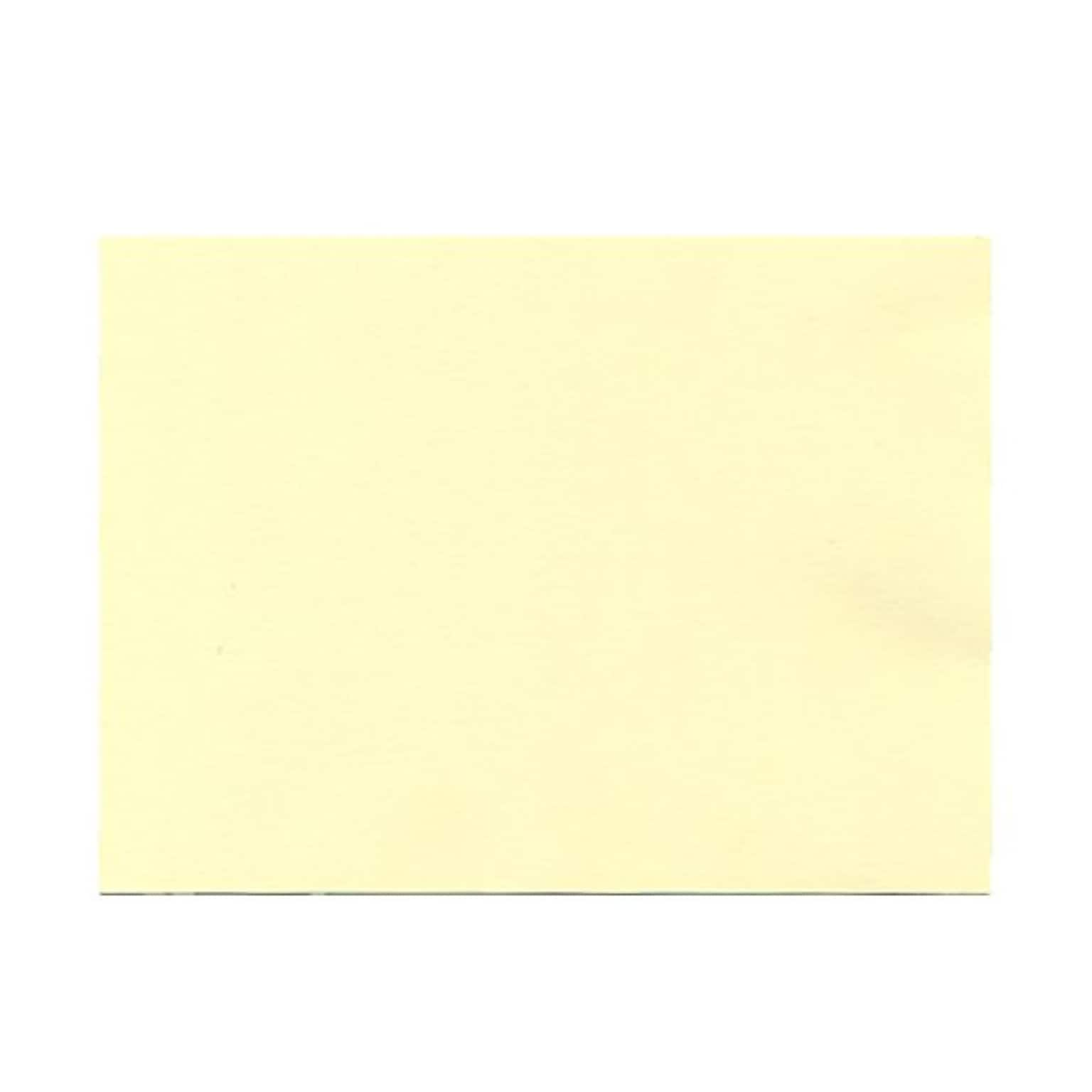 JAM Paper® Blank Note Cards, A7 size, 5 1/8 x 7, Ivory, 100/pack (1751005)