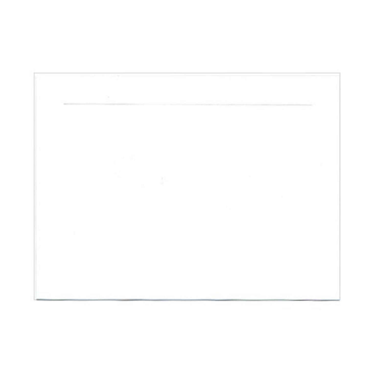 JAM Paper® Blank Note Cards with Panel Border, A7 size, 5 1/8 x 7, White, 500/box (01751009B)