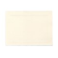 JAM Paper® Blank Note Cards with Panel Border, A7 size, 5 1/8 x 7, Cougar Opaque Natural White, 100/pack (97175)
