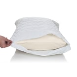 Trademark Global® Remedy™ Cotton Bed Bug and Dust Mite Pillow Protector, King