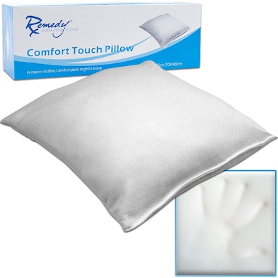 Trademark Global® Remedy™ Memory Foam Comfort Touch Pillow