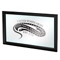 Trademark Global® 15 x 27 Black Wood Framed Mirror, U.S Army The Horn Calls