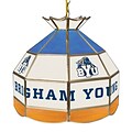 Trademark Global® 16 Stained Glass Tiffany Lamp, Brigham Young™ NCAA