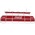 Trademark Global® 40 Stained Glass Vintage Tiffany Lamp, Coca Cola® Script Red/White v2 Vintage