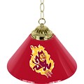 Trademark Global® 14 Single Shade Bar Lamp, Red, Arizona State® University NCAA