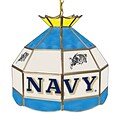 Trademark Global® 16 Stained Glass Tiffany Lamp, U.S. Naval Academy NCAA
