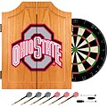 Trademark Global® Solid Pine Dart Cabinet Set, NCAA Ohio State University Black