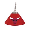 Trademark Global® 14 Single Shade Bar Lamp, Red, Chicago Bulls NBA
