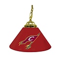 Trademark Global® 14 Single Shade Bar Lamp, Red, Cleveland Cavaliers NBA