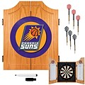 Trademark Global® Solid Pine Dart Cabinet Set, Phoenix Suns NBA