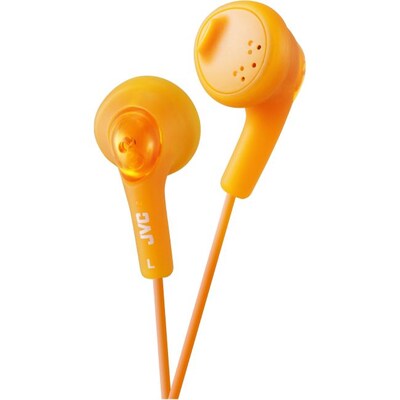 JVC Gumy HAF160 Earbud Headphone; Orange