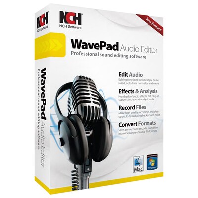 NCH Software® RET-WP005 WavePad Audio Editing Software