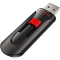 SanDisk® Cruzer Glide™ 128GB USB2.0 Flash Drive (Black/Red)