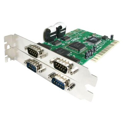 Startech PCI4S550N 4 Port PCI RS232 Serial Adapter Card With 16550 UART