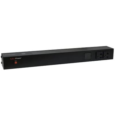 CyberPower® PDU15m2F8R 12-Outlets Metered Power Distribution Unit; 15 A, 230 V Input/Output