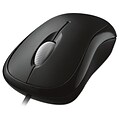 Microsoft® P58-00061 Basic Optical Mouse; Black