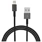 4XEM™ 3' 8 Pin Lightning to USB Cable; Black