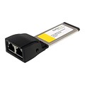 Startech EC2000S 2 Port Gigabit Laptop Ethernet NIC Network Adapter Card