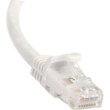 Startech 100 Category 6 RJ-45 Male UTP Snagless Patch Cable; White