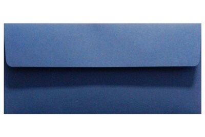 LUX 80lbs. 4 1/8 x 9 1/2 #10 Smooth Square Flap Envelopes, Navy Blue, 1000/BX