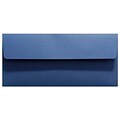 LUX 80lbs. 4 1/8 x 9 1/2 #10 Smooth Square Flap Envelopes, Navy Blue, 1000/BX