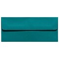 LUX® 70lbs. 4 1/8 x 9 1/2 #10 Exclusive Square Flap Envelopes; Teal Blue, 1000/BX