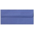 LUX® 70lbs. 4 1/8 x 9 1/2 #10 Square Flap Envelopes, Boardwalk Blue, 250/BX