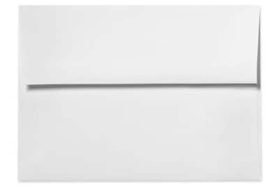 LUX A6 Invitation Envelopes (4 3/4 x 6 1/2) 250/Box, 24lb. Bright White (72932-250)