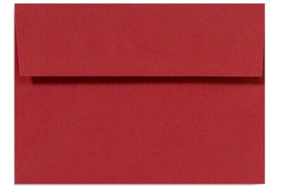 LUX A10 Invitation Envelopes (6 x 9 1/2) 250/Box, Holiday Red (67153-250)