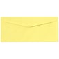 LUX® 60lbs. 4 1/8" x 9 1/2" #10 Regular Envelopes, Pastel Canary Yellow, 500/BX