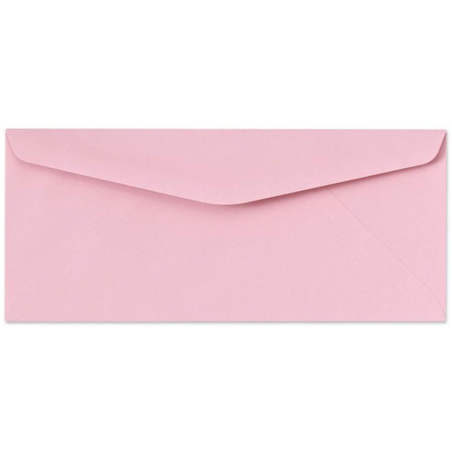 LUX® 60lbs. 4 1/8 x 9 1/2 #10 Regular Envelopes, Pastel Pink, 500/BX