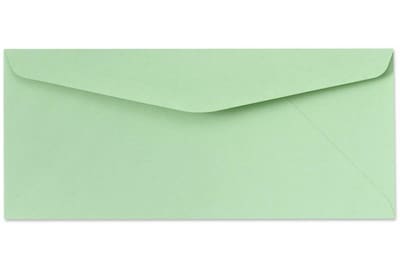 LUX #10 Business Envelope, 4 1/2 x 9 1/2, Pastel Green, 250/Box (65896-250)