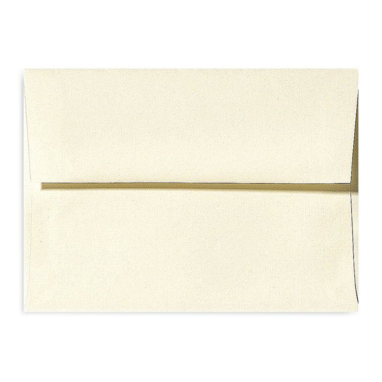 LUX A1 Invitation Envelopes (3 5/8 x 5 1/8) 250/Box, Natural Linen (4865-NLI-250)