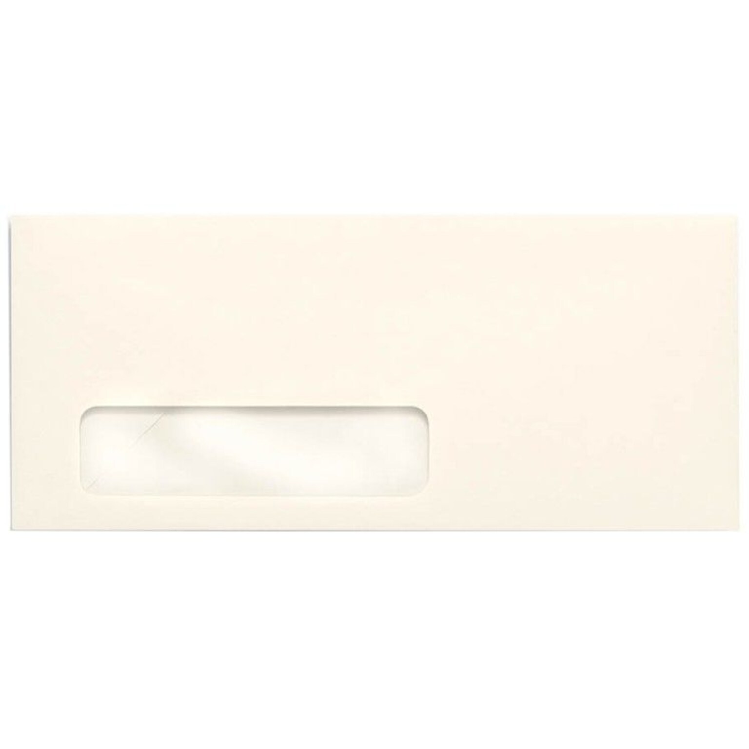 LUX Moistenable Glue #10 Window Envelope, 4 1/2 x 9 1/2, Natural, 1000/Box (4561-01-1000)