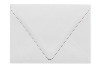 LUX A6 Contour Flap Envelopes (4 3/4 x 6 1/2) 1000/Box, White - 100% Recycled (1875-WPC-1000)