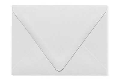 LUX A6 Contour Flap Envelopes (4 3/4 x 6 1/2) 1000/Box, White - 100% Recycled (1875-WPC-1000)