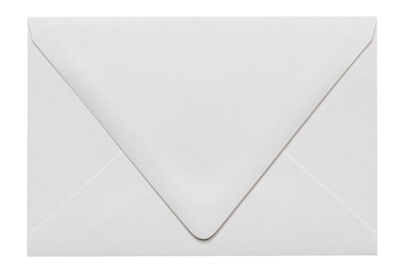 LUX A4 Contour Flap Envelopes (4 1/4 x 6 1/4) 500/Box, White - 100% Recycled (1872-WPC-500)