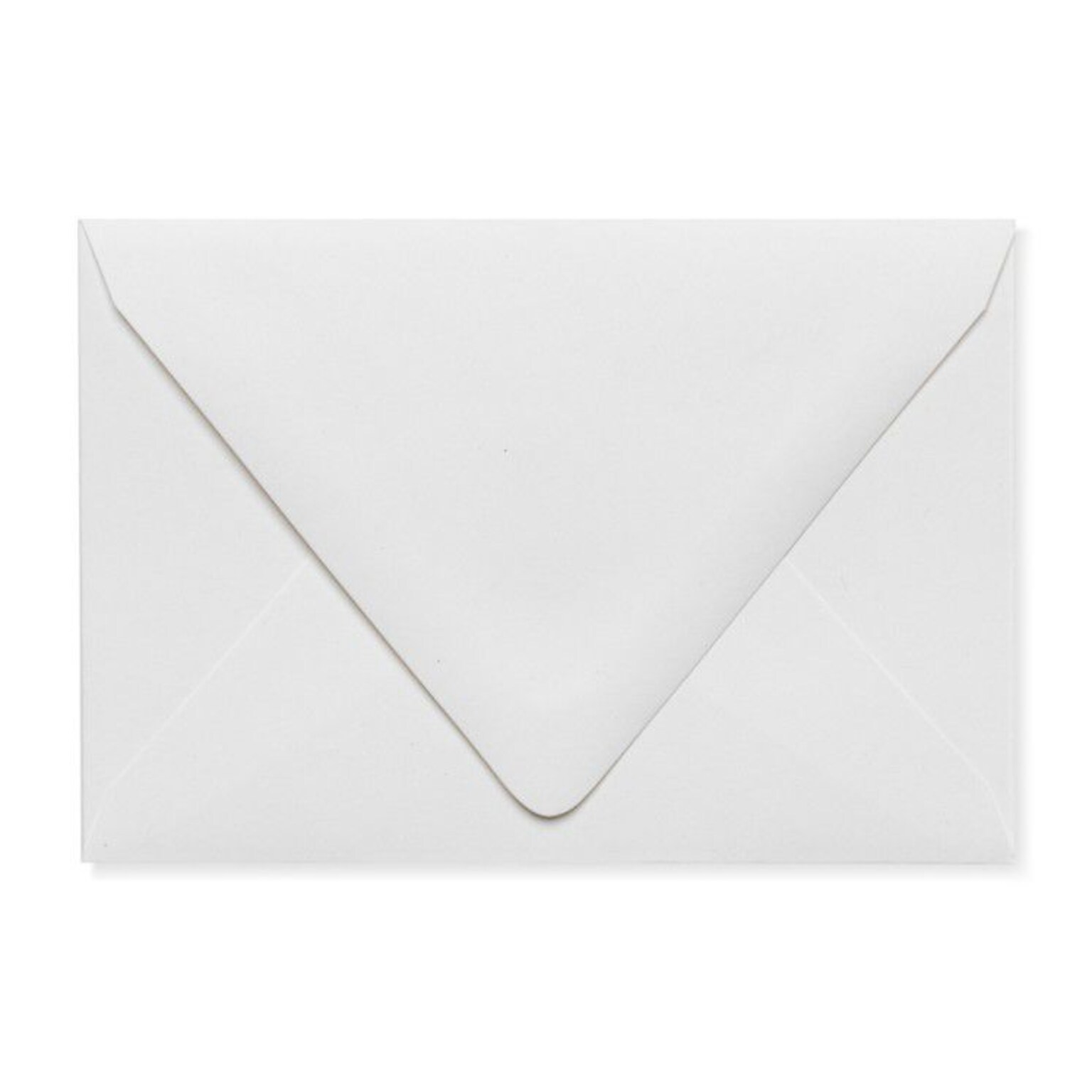 LUX A1 Contour Flap Envelopes (3 5/8 x 5 1/8) 250/Box, White - 100% Recycled (1865-WPC-250)