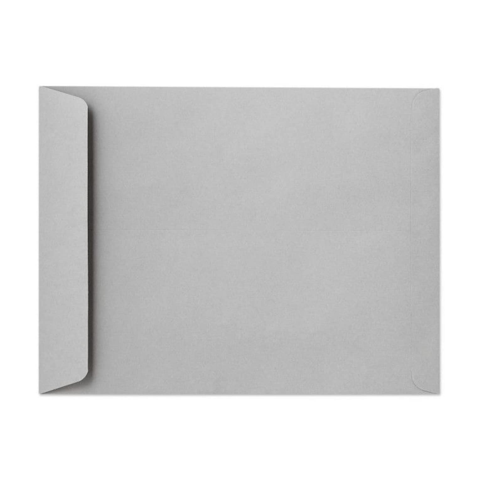 LUX® 28lbs. 10 x 13 Open End Envelopes, Gray Kraft, 500/BX