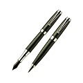 Monteverde® Invincia™ Deluxe Ballpoint and Fountain Pen Set, Chrome