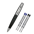 Monteverde® Invincia™ Ballpoint Pen W/2 Black and Blue Refills, Chrome
