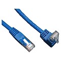 Tripp Lite® 3 Cat6 Gigabit Up Angle to Straight Patch Cable; Blue