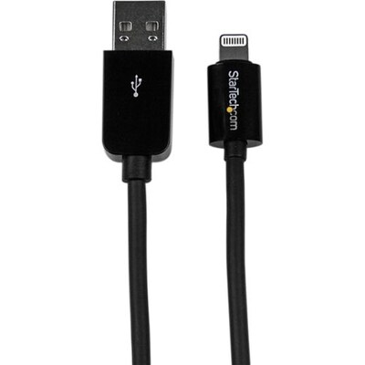Startech 8-Pin Lightning Connector to USB Cable For iPhone / iPod / iPad; 6, Black