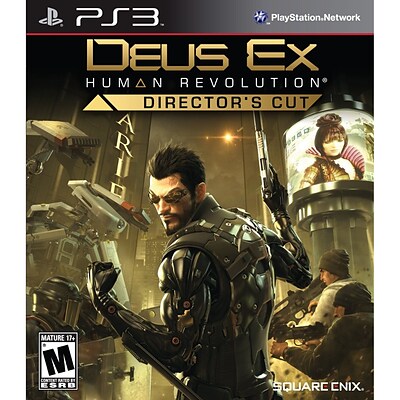 Square Enix® SQR-91349 Deus Ex Human Revolution™ Director's Cut, First Person Shooter, PS3