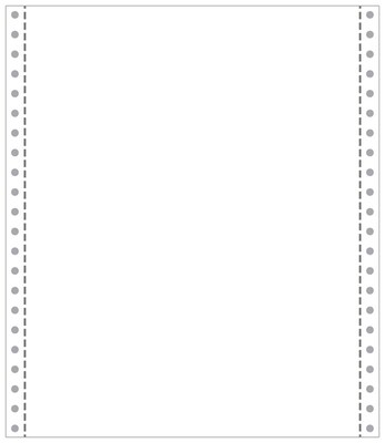Printworks® Professional 4-Part 9.5 x 11Blank Computer Paper, 92 Brightness, 800 Sheets/Carton (PR